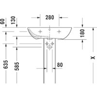 Duravit ME by Starck 65x49 [2335650000] Image #4