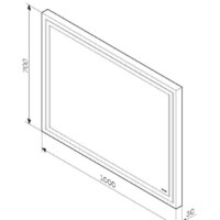 AM.PM Зеркало Gem 100 M91AMOX1001WG Image #2