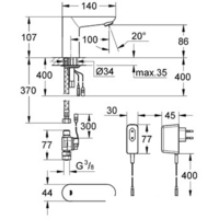 Grohe Euroeco Cosmopolitan E 36269000 Image #2