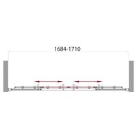 BelBagno UNO-VF-2-170/145-C-Cr 170 (прозрачное стекло) Image #5