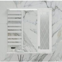 Volna Шкаф с зеркалом Milena 70 правый Image #3