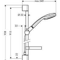 Hansgrohe Croma 100 Vario 27653000 Image #6