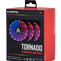 Набор вентиляторов Chieftec CF-3012-RGB (с контроллером) - Превью изображения №7 — Интернет-магазин Your Sale