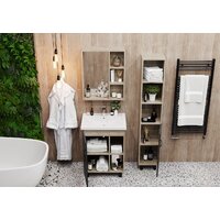 Onika Тумба с умывальником Тимбер 60.01 106116 + Фостер 60 Image #4