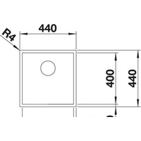Blanco Zerox 400-U Durinox (без клапана-автомата) Image #2