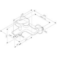Смеситель AM.PM F88A10000 (хром) - Превью изображения №3 — Интернет-магазин Your Sale