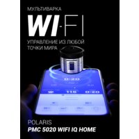 Мультиварка Polaris PMC 5020 Wi-Fi IQ Home (серебристый) - Превью изображения №3 — Интернет-магазин Your Sale
