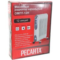 Масляный радиатор Ресанта ОМПТ-12Н - Превью изображения №7 — Интернет-магазин Your Sale
