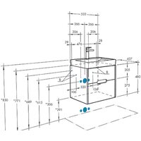 Акватон Тумба с умывальником Оливия 55 1A2542K0OL010 Image #6
