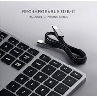 Клавиатура Satechi Slim X3 (серый) - Превью изображения №3 — Интернет-магазин Your Sale
