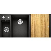 Blanco Axia III 6 S-F (разделочная доска из ясеня, черный) 525853 Image #2