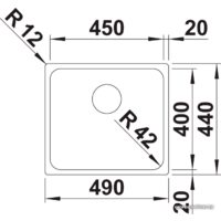 Blanco Solis 450-IF 526121 (полированная) Image #2