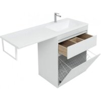 Aquanet Тумба под умывальник Токио 68 00239291 (правая, белый) Image #6