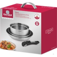 Набор кастрюль Rondell Stark RDS-1315 - Превью изображения №10 — Интернет-магазин Your Sale
