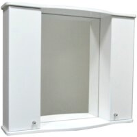 Гамма Шкаф с зеркалом 08м (белый)