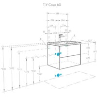 Акватон Тумба под умывальник Сохо 60 1A258001AJ010 Image #5