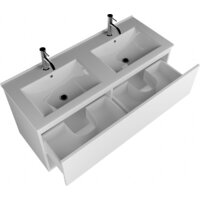 ЗОВ Тумба с умывальником Кито 120 (белый матовый) Image #2