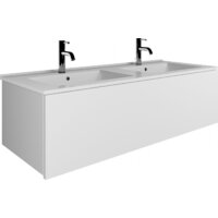 ЗОВ Тумба с умывальником Кито 120 (белый матовый)