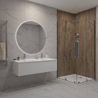 ЗОВ Тумба с умывальником Кито 120 (белый матовый) Image #4