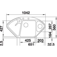 Blanco Delta II-F (темная скала) Image #3