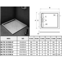 WeltWasser TRS 90 Stone-WT 90x90 Image #8
