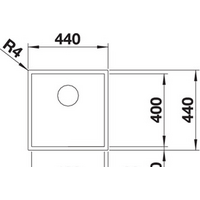 Blanco Zerox 400-IF Durinox (без клапана-автомата) Image #4