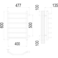 TERMINUS Виктория П6 400x600 бп (хром) Image #3