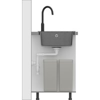 Кухонная мойка Quadron HB8203U1-G1_P2O - Превью изображения №5 — Интернет-магазин Your Sale