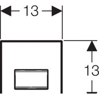 Geberit Sigma 50 116.016.GH.5 (хром глянцевый) Image #2