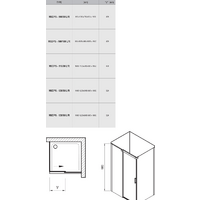 Ravak Matrix MSDPS 120x90 левый (серебристый/прозрачное) Image #14