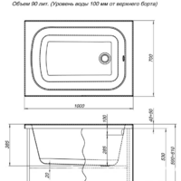 Aquanet Seed 100x70 (с каркасом) Image #6