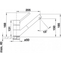 Blanco Antas-S Silgranit (хром/темная скала) [518794] Image #2