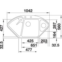 Blanco Delta II-F (антрацит) Image #3