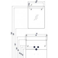 Акватон Тумба Америна 80 Н с умывальником Тигода 80 (белая) Image #4