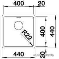 Blanco Andano 400-U (с клапаном-автоматом) [518310] Image #2