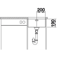 Blanco Andano 400-U (с клапаном-автоматом) [518310] Image #4