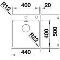 Blanco Andano 400-IF/A (с клапаном-автоматом) Image #4