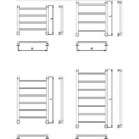Luxon FJ 80x50 (нижнее подключение) Image #3