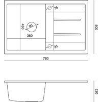 Кухонная мойка Quadron HB8203U8-G1_P2O - Превью изображения №6 — Интернет-магазин Your Sale