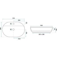 Умывальник Rea Aura 51 U4620 - Превью изображения №7 — Интернет-магазин Your Sale