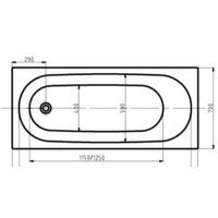 Aquatek Оберон 170x70 без гидромассажа (слив справа) Image #5