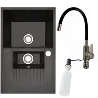 БелЭворс Forma L + смеситель W74004-2 + дозатор L405F (черный)