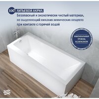 Lauter Versailles 150x75 21070050 (с ножками и лицевым экраном) Image #5