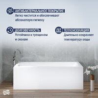 Lauter Versailles 150x75 21070050 (с ножками и лицевым экраном) Image #4