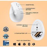 Logitech Lift (белый) Image #6