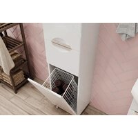 Volna Шкаф-пенал Adel 35 c корзиной Image #5