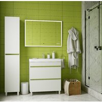 Briz Зеркало Элен классик 100*70 с подсветкой и часами Image #3