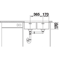 Blanco Andano 340/340-U (без клапана-автомата) Image #2
