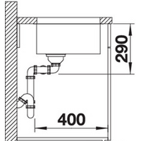 Blanco Andano 340/340-U (без клапана-автомата) Image #3