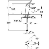 Смеситель Grohe Eurostyle [23715003] - Превью изображения №2 — Интернет-магазин Your Sale